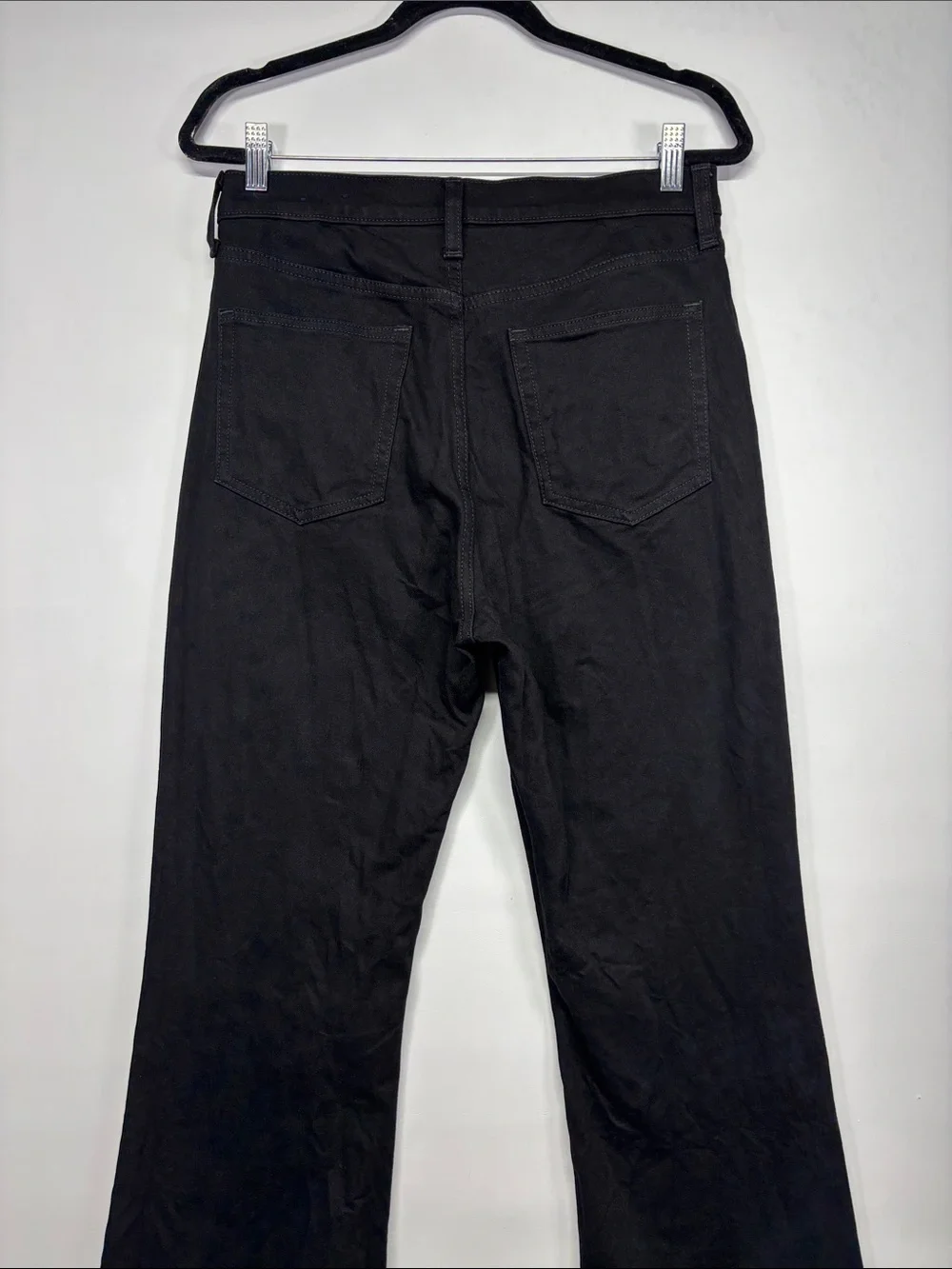 ✨GAP Denim 70s Flare Jeans Black Retro Wide Leg Women’s Jeans Black Size 10/30R - Picture 5 of 15